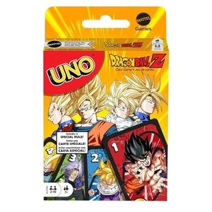 Dragon Ball Z UNO Fun Family Card Game by Mattel